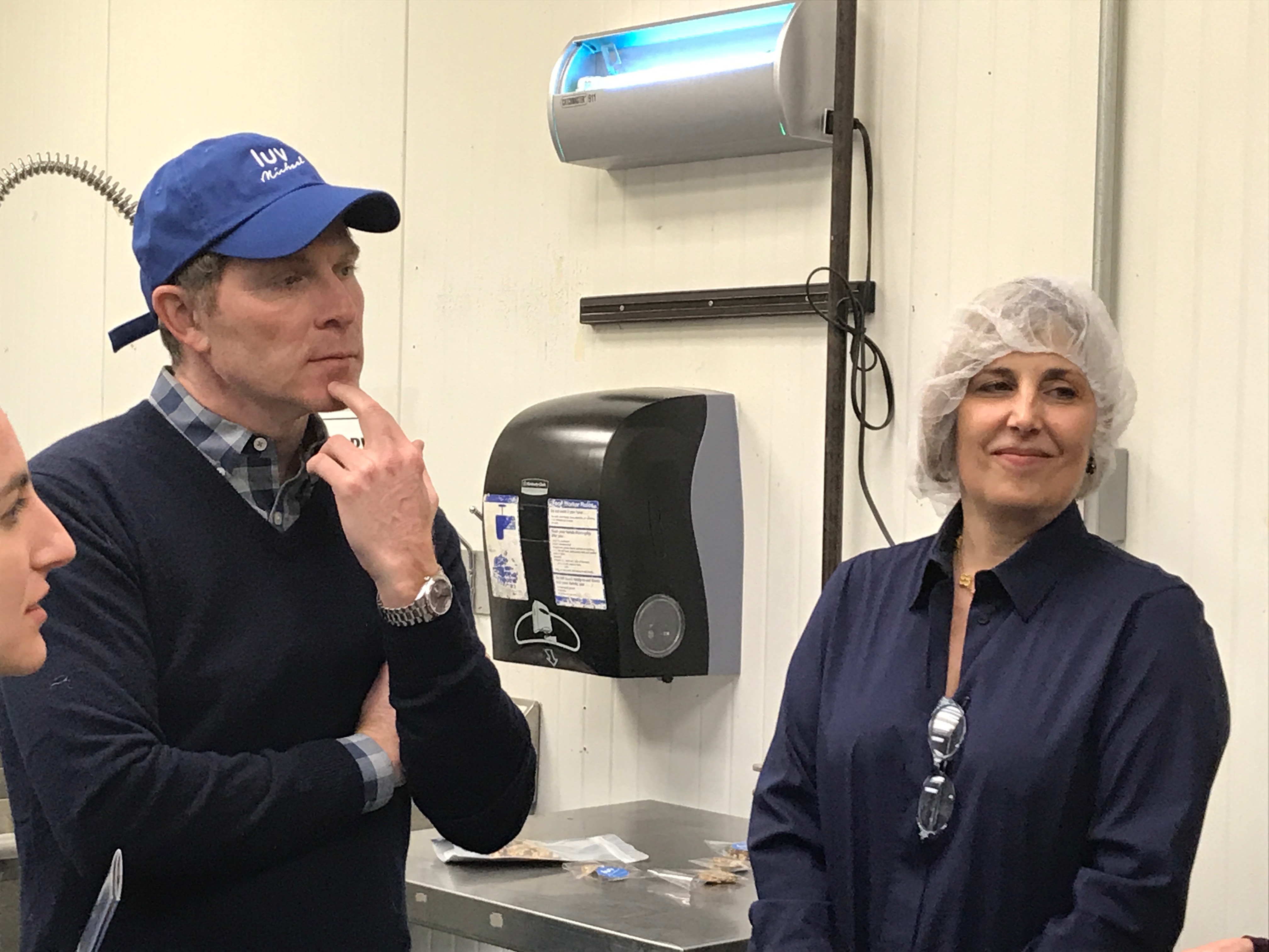 Celebrity Chef Bobby Flay Visits Luv Michael