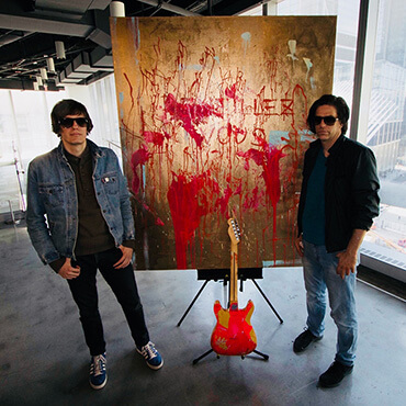 Downtown: The Strokes Nikolai Fraiture And His Brother Pierre Perform At 7 WTC, To Benefit Autism